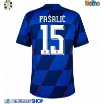 Maglie da calcio Croazia Mario Pasalic #15 Seconda Maglia Europei 2024 Manica Corta